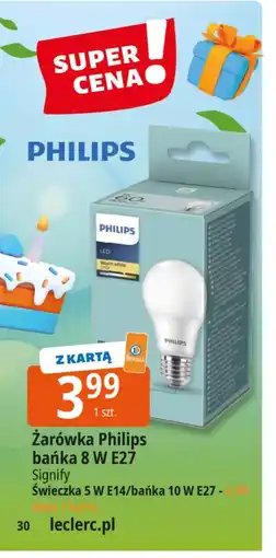 E.Leclerc Żarówka Philips oferta