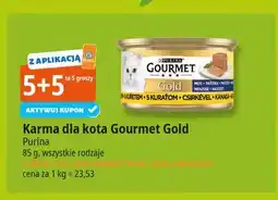E.Leclerc Karma dla kota kurczak z sercami w sosie Purina Gourmet Gold oferta