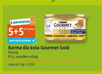 E.Leclerc Karma dla kota kurczak z sercami w sosie Purina Gourmet Gold oferta