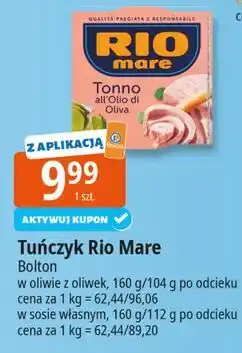E.Leclerc Tuńczyk w sosie własnym Rio Mare oferta