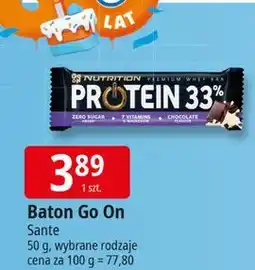 E.Leclerc Baton proteinowy czekoladowy 33% Sante Go On! Protein oferta