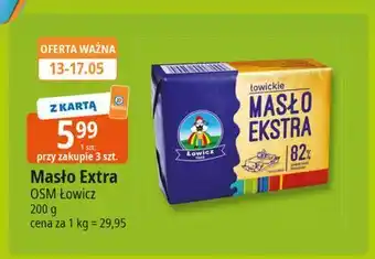 E.Leclerc Masło ekstra 82% Łowicz 1906 Łowickie oferta