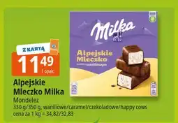 E.Leclerc Czekoladki caramel Milka Alpejskie Mleczko oferta