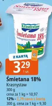 E.Leclerc Śmietana homogenizowana 12 % Krasnystaw oferta