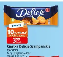 E.Leclerc Ciastka z galaretką pomarańczową Delicje Szampańskie oferta