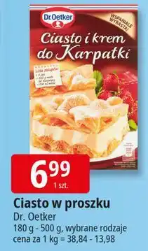 E.Leclerc Ciasto i krem do karpatki Dr. Oetker oferta