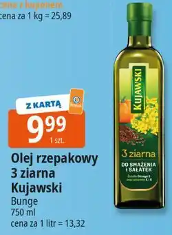 E.Leclerc Olej z lnem oraz pestakami dyni Kujawski 3 Ziarna oferta