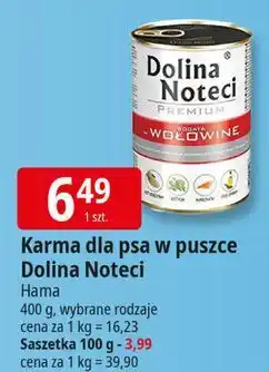 E.Leclerc Karma dla psów bogata w wołowinę Dolina Noteci Premium oferta