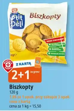 E.Leclerc Biszkopty Wiodąca Marka P'tit Deli oferta