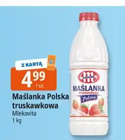 E.Leclerc Maślanka truskawkowa polska Mlekovita oferta
