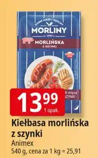 E.Leclerc Kiełbasa morlińska z szynki Morliny oferta