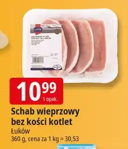 E.Leclerc Schab wieprzowy bez kości plastry Łuków oferta