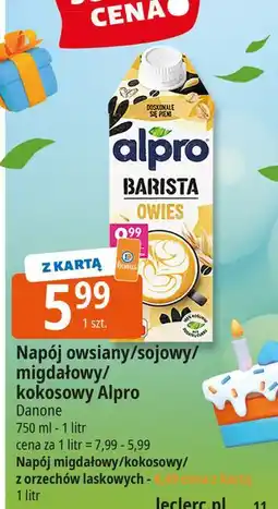 E.Leclerc Napój z orzechów laskowych Alpro oferta