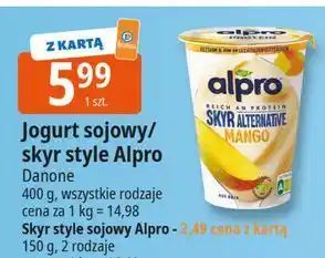 E.Leclerc Jogurt mango Alpro Skyr Style oferta
