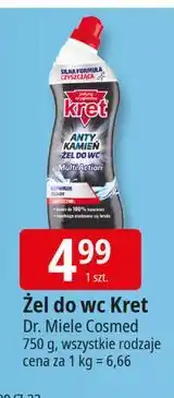 E.Leclerc Żel do wc anty kamień multi action Kret oferta