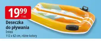 E.Leclerc Deska dmuchana do pływania 112 x 62 cm Intex oferta