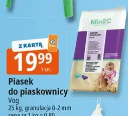 E.Leclerc Piasek do piaskownicy drobny Min2C oferta