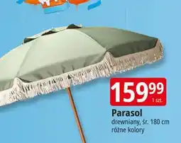 E.Leclerc Parasol drewniany 180 cm oferta