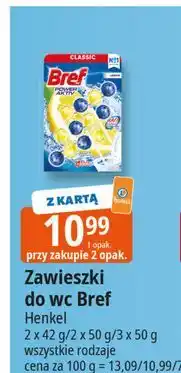 E.Leclerc Kostka do wc 4 function lemon Bref Power Aktiv oferta
