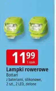 E.Leclerc Lampki rowerowe led silikonowe zielone oferta