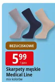E.Leclerc Skarpetki bezuciskowe medic line oferta