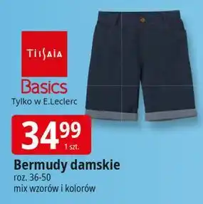 E.Leclerc Bermudy damskie 36-50 Tissaia oferta