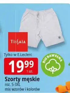E.Leclerc Szorty męskie s-3xl Tissaia oferta
