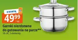 E.Leclerc Garnek do gotowania na parze 3 elementy oferta