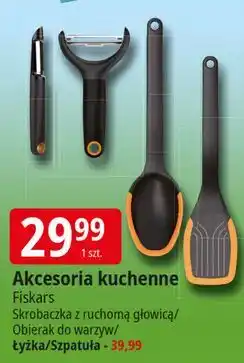 E.Leclerc Szpatułka z silikonową krawędzią 28.2 cm Fiskars oferta