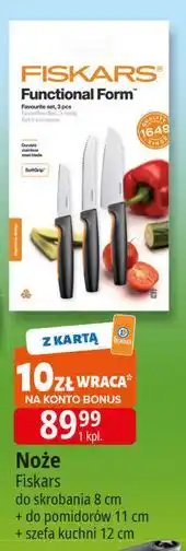 E.Leclerc Noże w bloku functional form Fiskars oferta