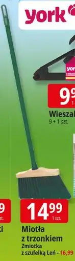E.Leclerc Miotła z trzonkiem i szufelką York oferta