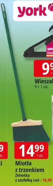 E.Leclerc Miotła z trzonkiem i szufelką York oferta