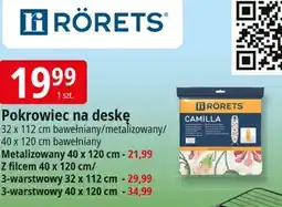 E.Leclerc Pokrowiec na deskę do prasowania 3 warstwy 32 x 112 cm Rorets oferta
