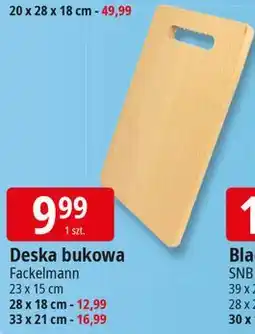 E.Leclerc Deska bukowa 33 x 21 cm Fackelmann oferta