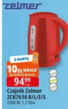 E.Leclerc Czajnik zck 7616s Zelmer oferta