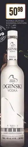 Dino Wódka wedding edition Ogiński Vodka oferta