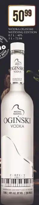 Dino Wódka wedding edition Ogiński Vodka oferta