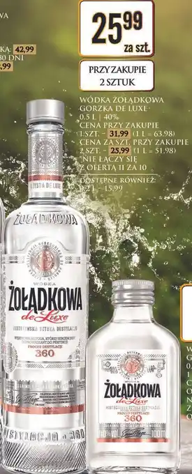 Dino Wódka Żołądkowa Gorzka De Luxe oferta