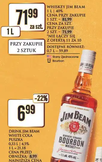 Dino Bourbon Jim Beam oferta