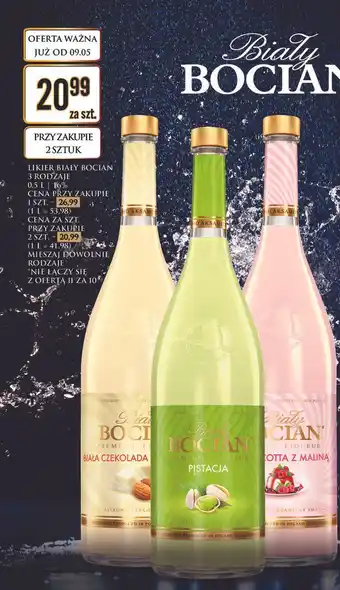 Dino Likier Biały Bocian Panna Cotta Z Maliną oferta
