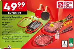 Biedronka Zestaw do speedmintona Seven For 7 oferta