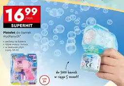 Biedronka Pistolet do baniek mydlanych Wanna Bubbles oferta