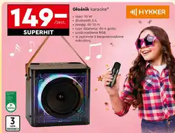 Biedronka Głośnik karaoke 10w Hykker oferta