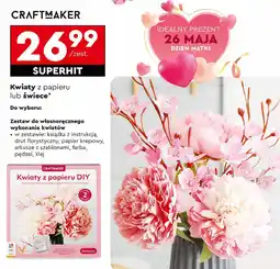 Biedronka Kwiaty z papieru Craftmaker oferta