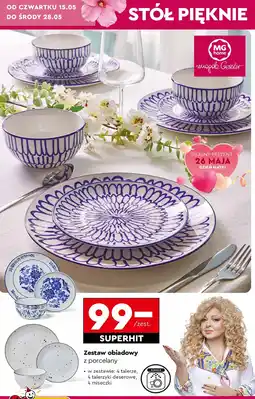 Biedronka Zestaw porcelany Mg Home oferta