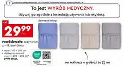 Biedronka Prześcieradło satynowe 200 x cm Smukee oferta