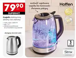 Biedronka Czajnik ze stali nierdzewnej 1 l Hoffen oferta