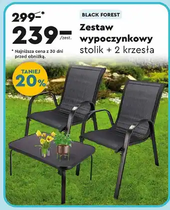 Biedronka Komplet mebli black forest oferta