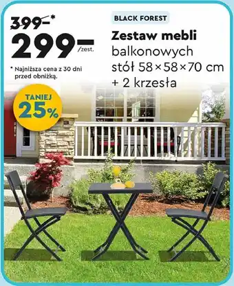 Biedronka Zestaw mebli ogrodowych oferta