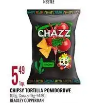 E.Leclerc Chipsy tortilla pomidorowe Chazz oferta